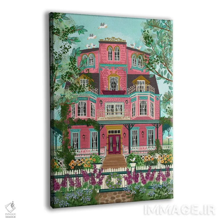 تابلو دکوراتیو خانه ساحلی اثر جوی لافرم - نمای پرسپکتیو محصول