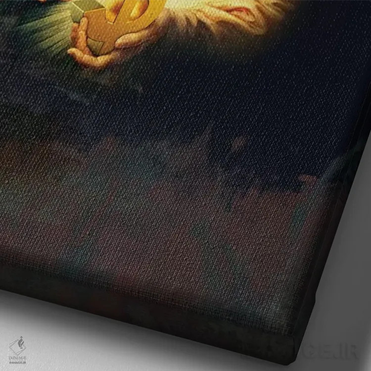 تابلو دکوراتیو کسب وکار اثر خوزه لوئیس گوئررو - نمای نزدیک بافت بوم