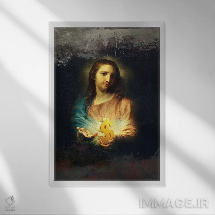 تابلو دکوراتیو کسب وکار اثر خوزه لوئیس گوئررو - نمای قابدار سفید