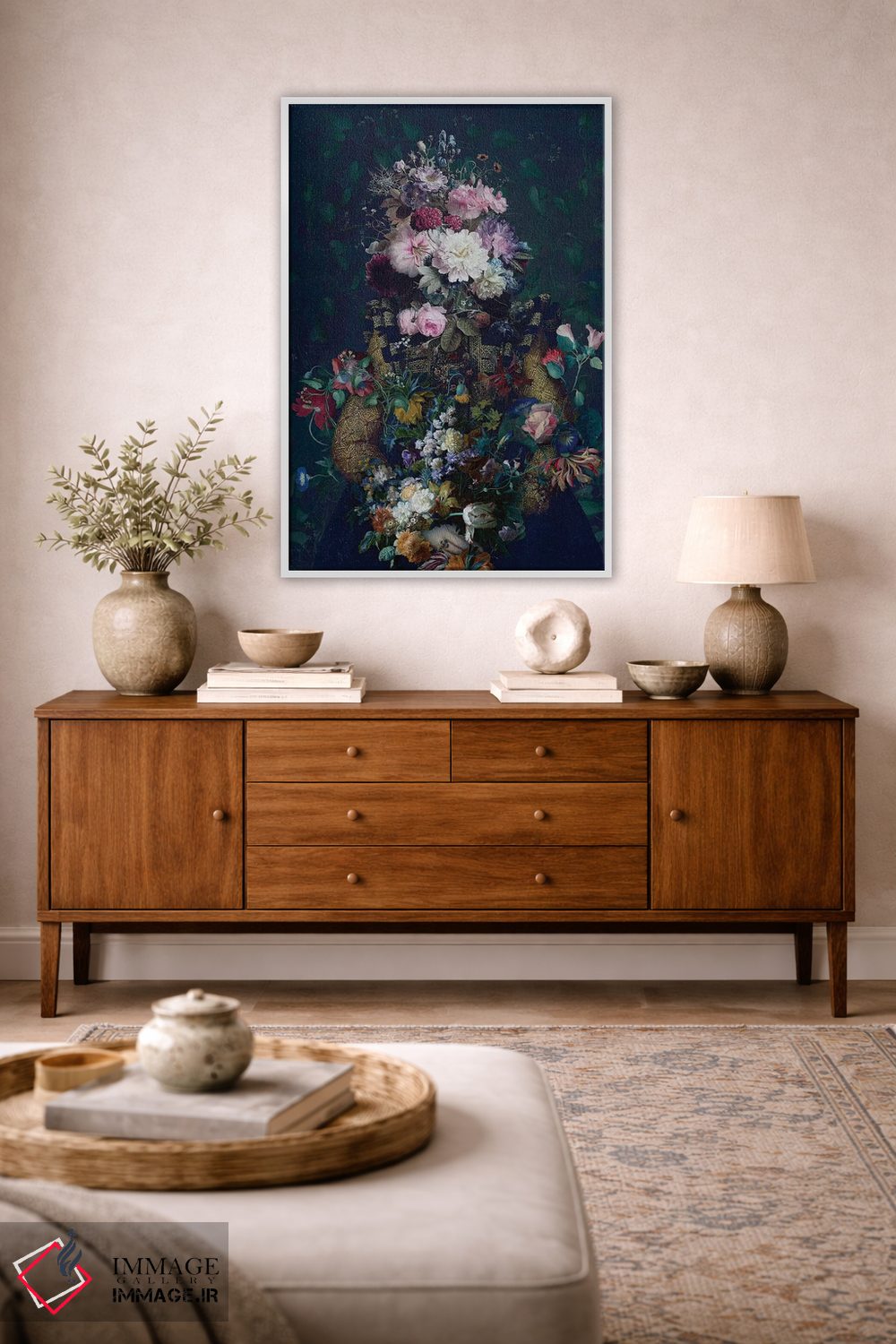 تابلو دکوراتیو طبیعت بی جان اثر خوزه لوئیس گوئررو - D1W