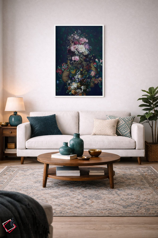 تابلو دکوراتیو طبیعت بی جان اثر خوزه لوئیس گوئررو - D3W
