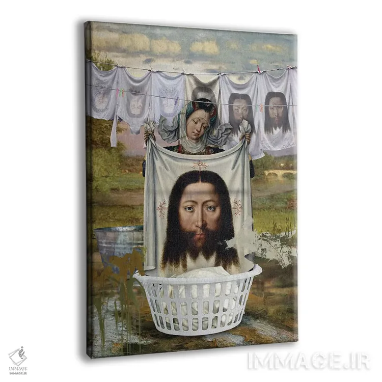 تابلو دکوراتیو بند رخت اثر خوزه لوئیس گوئررو - نمای پرسپکتیو محصول