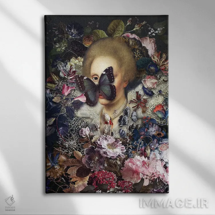 تابلو دکوراتیو چشم اثر خوزه لوئیس گوئررو - نمای روبهرو روی دیوار