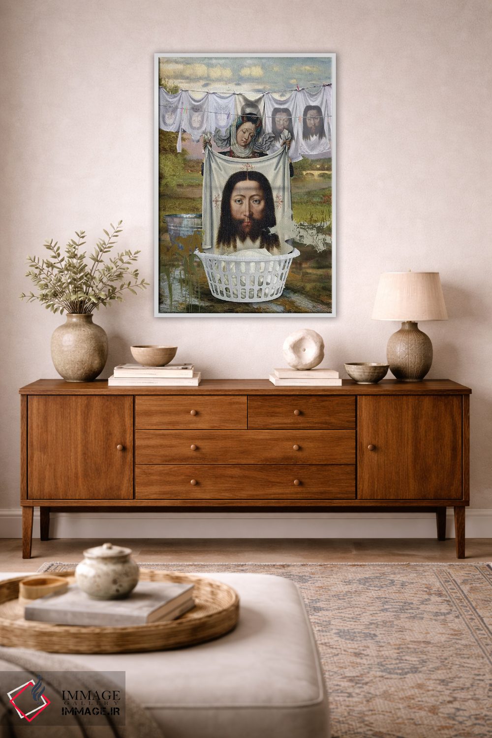 تابلو دکوراتیو بند رخت اثر خوزه لوئیس گوئررو - D3W