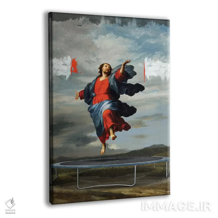 تابلو دکوراتیو پرش اثر خوزه لوئیس گوئررو - نمای پرسپکتیو محصول