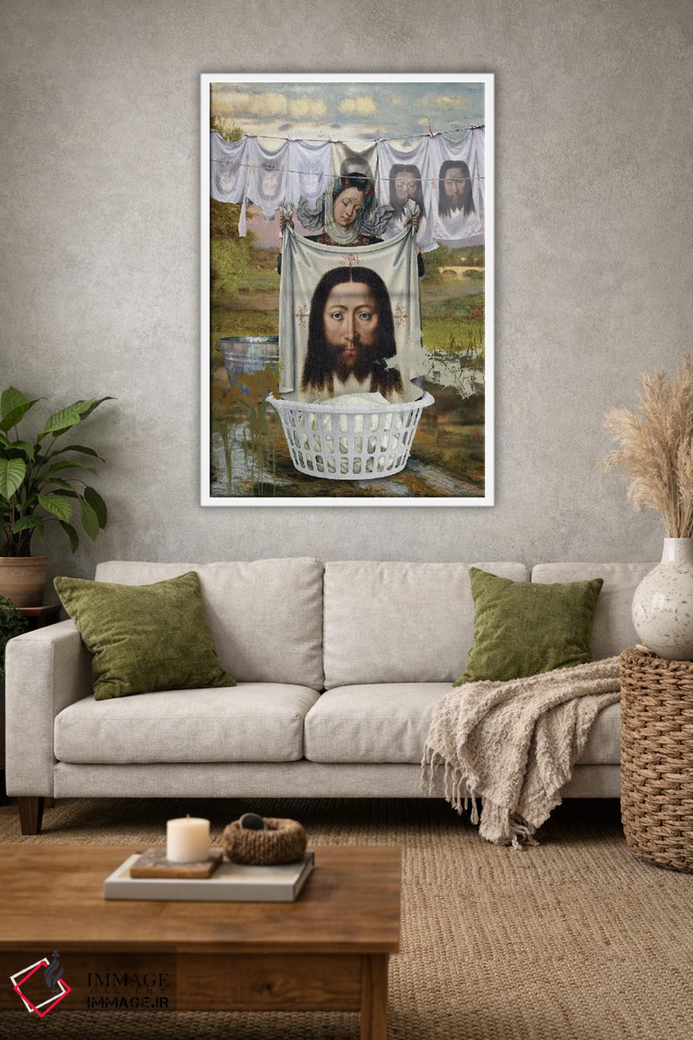 تابلو دکوراتیو بند رخت اثر خوزه لوئیس گوئررو - D1W