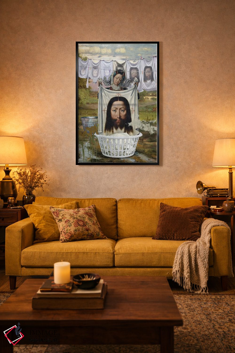 تابلو دکوراتیو بند رخت اثر خوزه لوئیس گوئررو - D4B