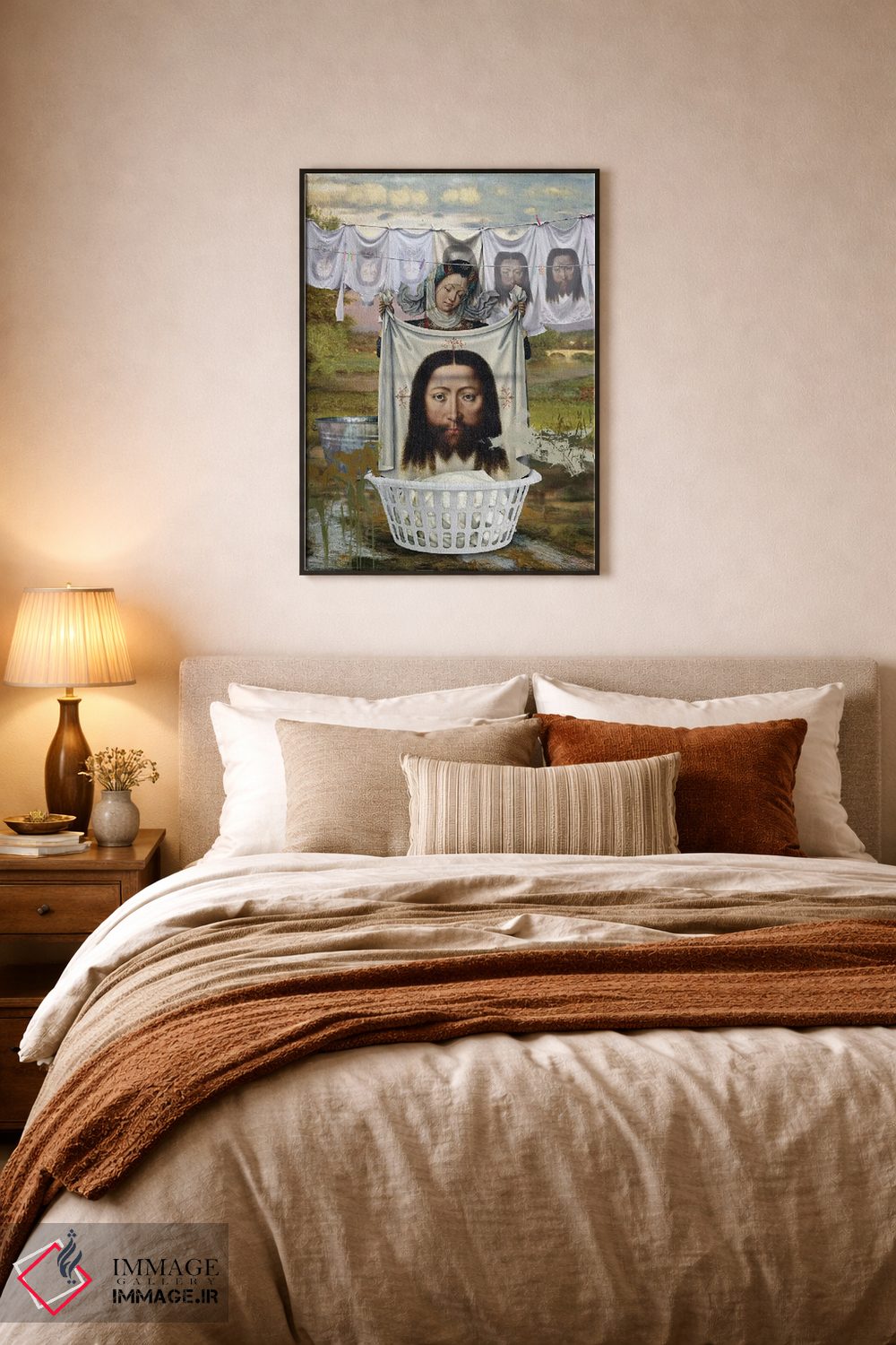 تابلو دکوراتیو بند رخت اثر خوزه لوئیس گوئررو - D5B