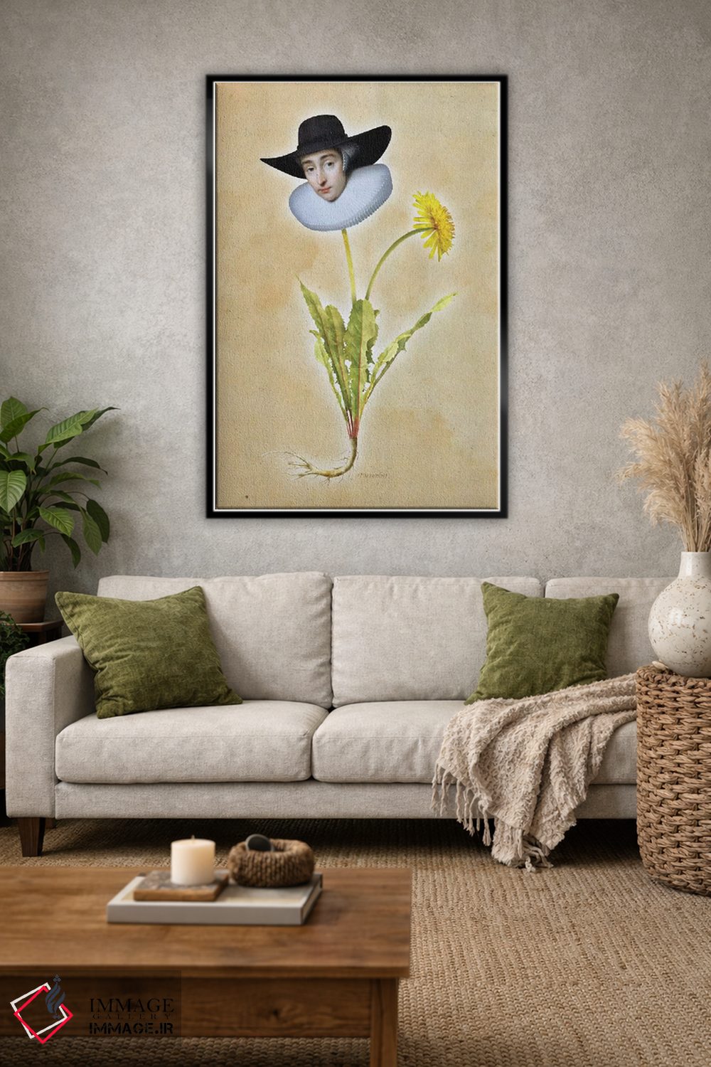 تابلو دکوراتیو قاصدک اثر خوزه لوئیس گوئررو - D1B