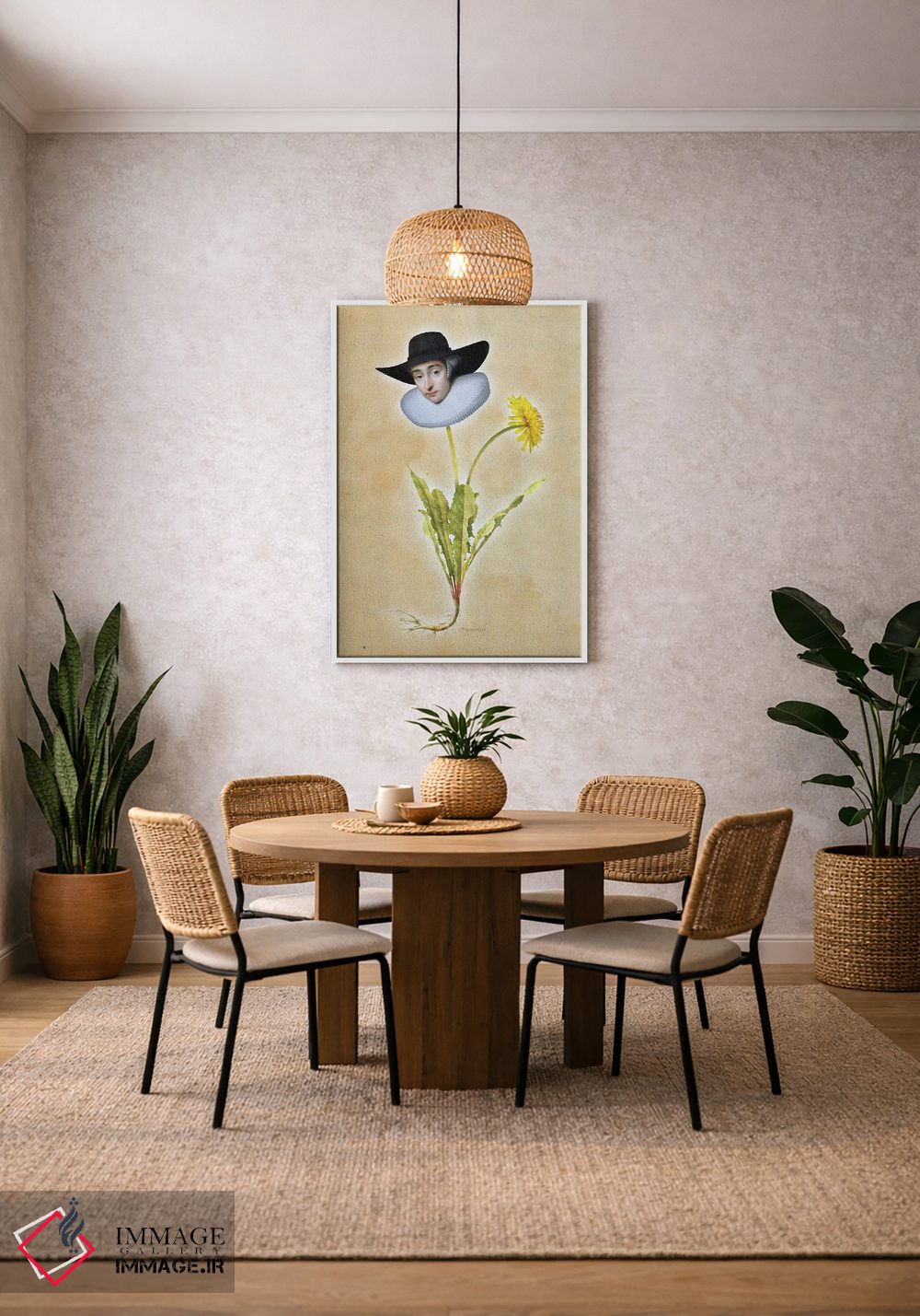 تابلو دکوراتیو قاصدک اثر خوزه لوئیس گوئررو - D2W