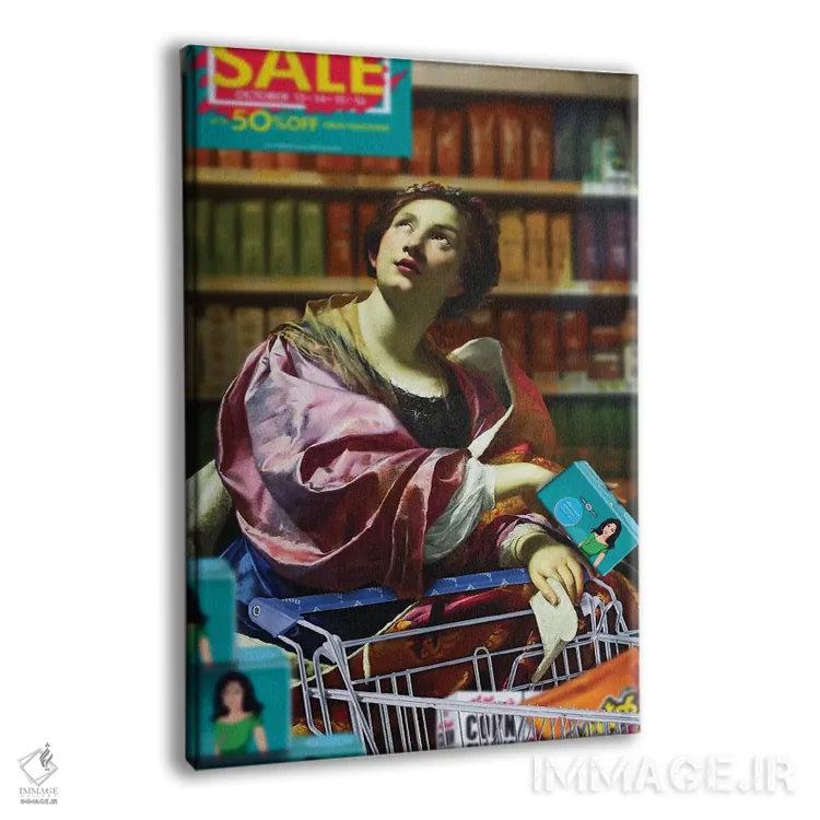 تابلو دکوراتیو در سوپرمارکت اثر خوزه لوئیس گوئررو - نمای پرسپکتیو محصول