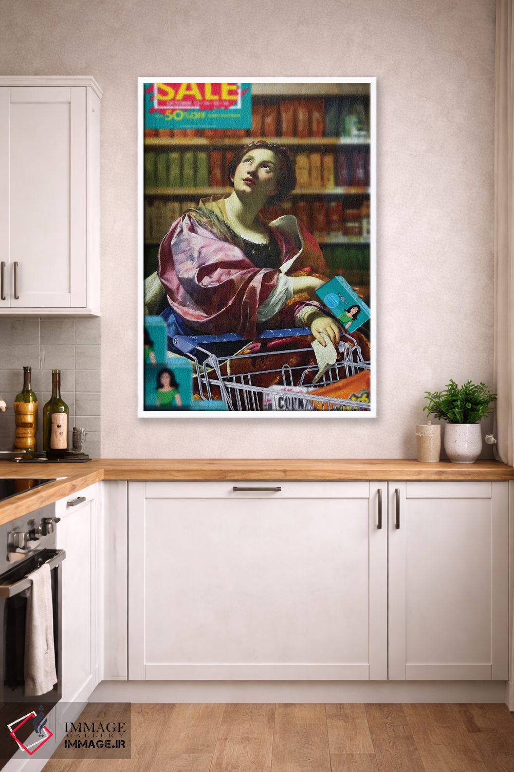 تابلو دکوراتیو در سوپرمارکت اثر خوزه لوئیس گوئررو - D3W