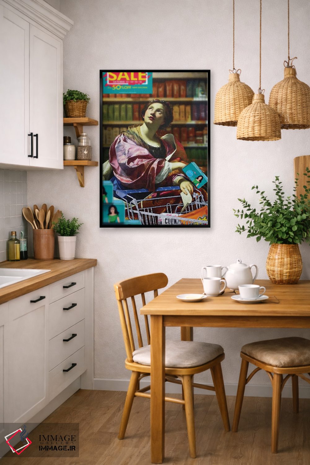 تابلو دکوراتیو در سوپرمارکت اثر خوزه لوئیس گوئررو - D4B