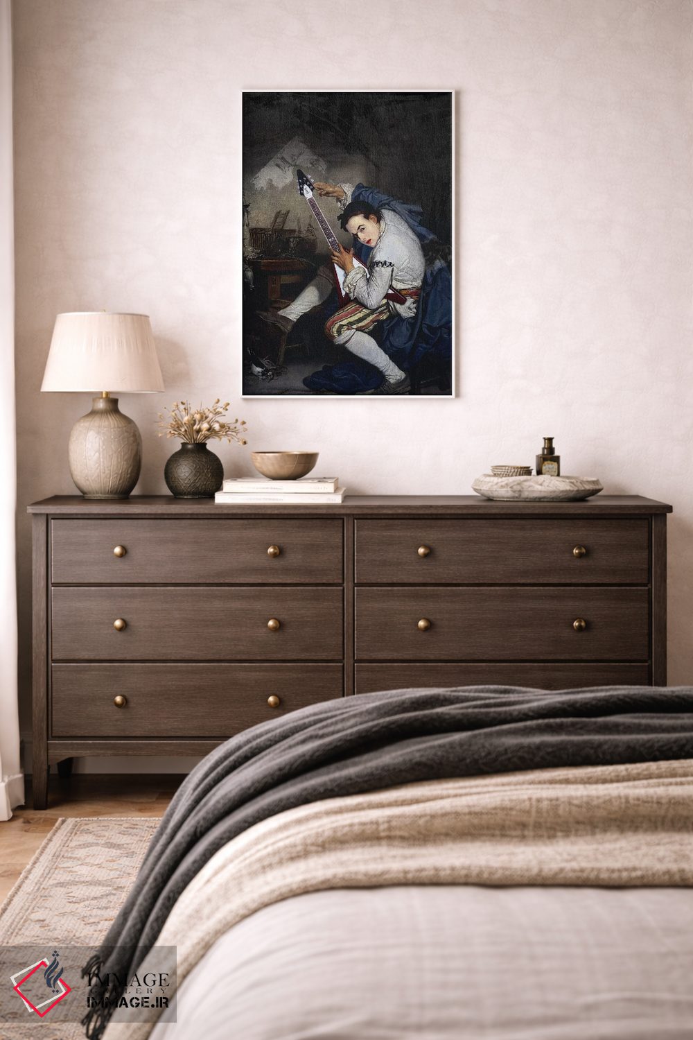 تابلو دکوراتیو گیتاریست اثر خوزه لوئیس گوئررو - D2W