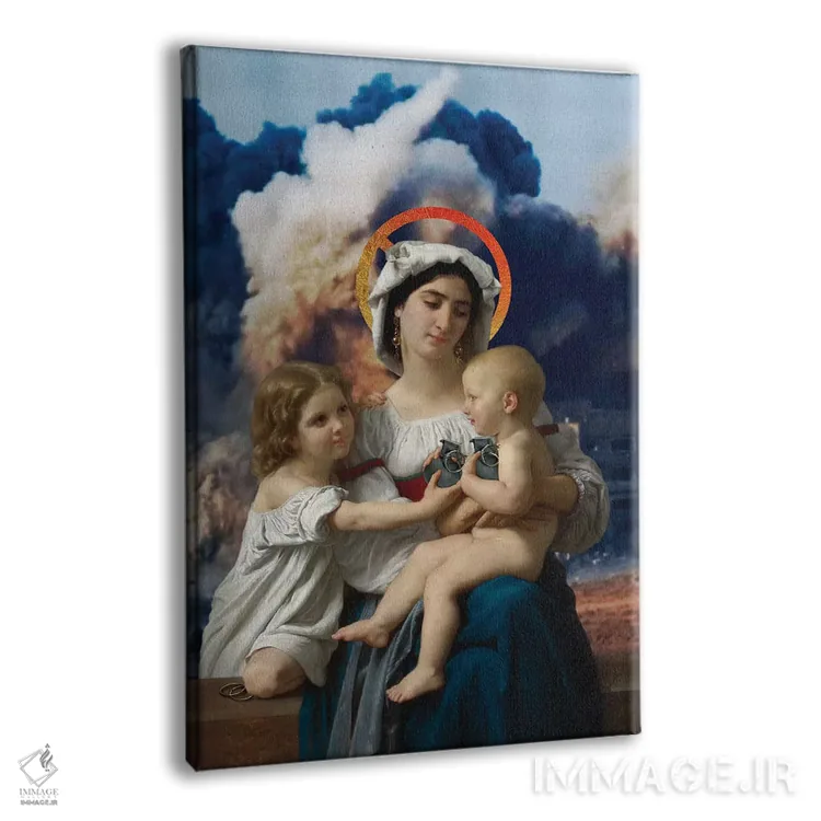 تابلو دکوراتیو نارنجک دستی اثر خوزه لوئیس گوئررو - نمای پرسپکتیو محصول