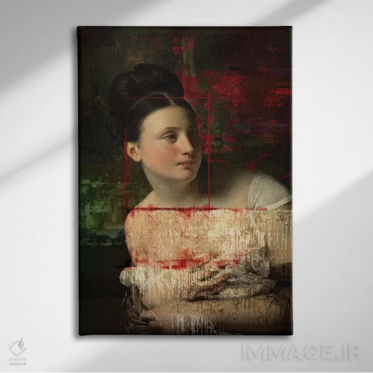 تابلو دکوراتیو لوکس اثر خوزه لوئیس گوئررو - نمای روبهرو روی دیوار