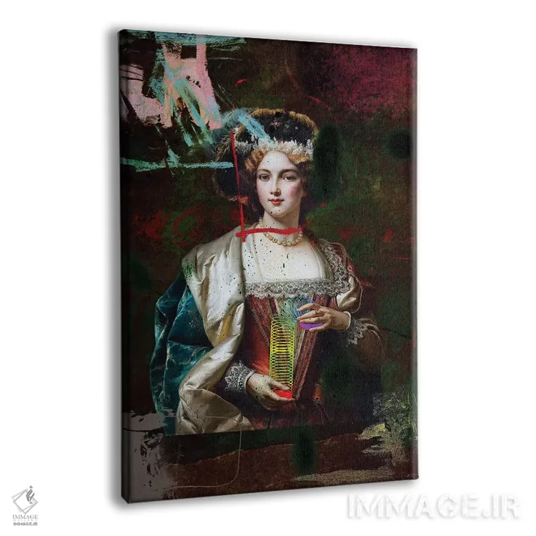 تابلو دکوراتیو اسلینکی اثر خوزه لوئیس گوئررو - نمای پرسپکتیو محصول