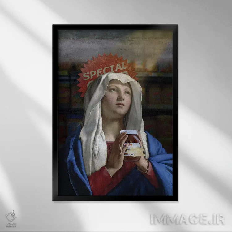 تابلو دکوراتیو اشتیاق اثر خوزه لوئیس گوئررو - نمای قابدار مشکی