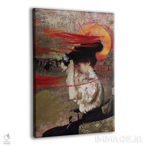 تابلو دکوراتیو کلاه اثر خوزه لوئیس گوئررو - نمای پرسپکتیو محصول