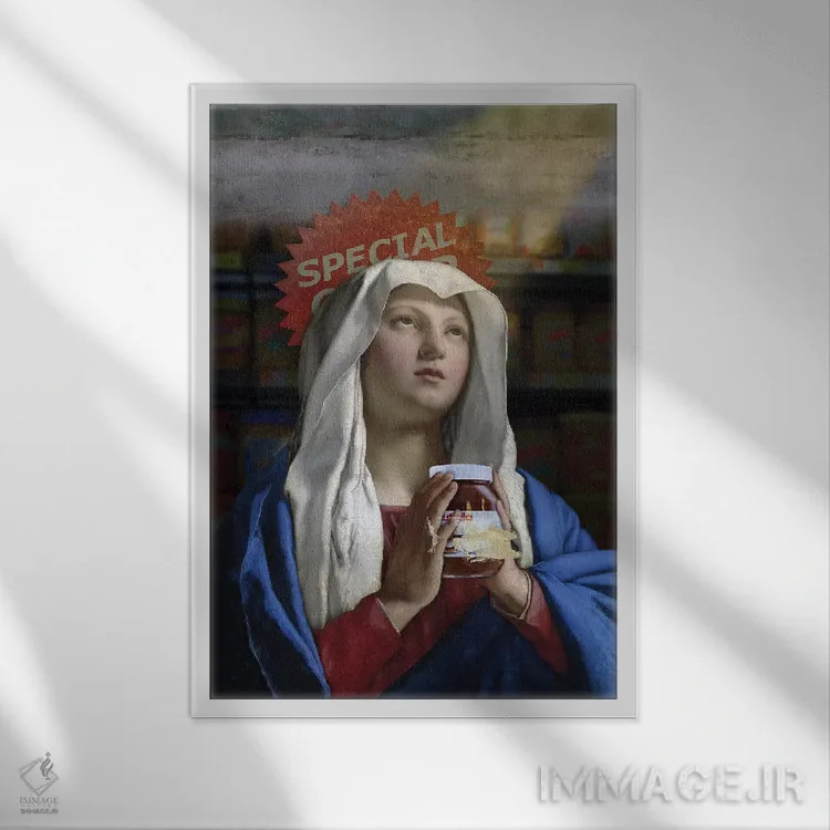 تابلو دکوراتیو اشتیاق اثر خوزه لوئیس گوئررو - نمای قابدار سفید