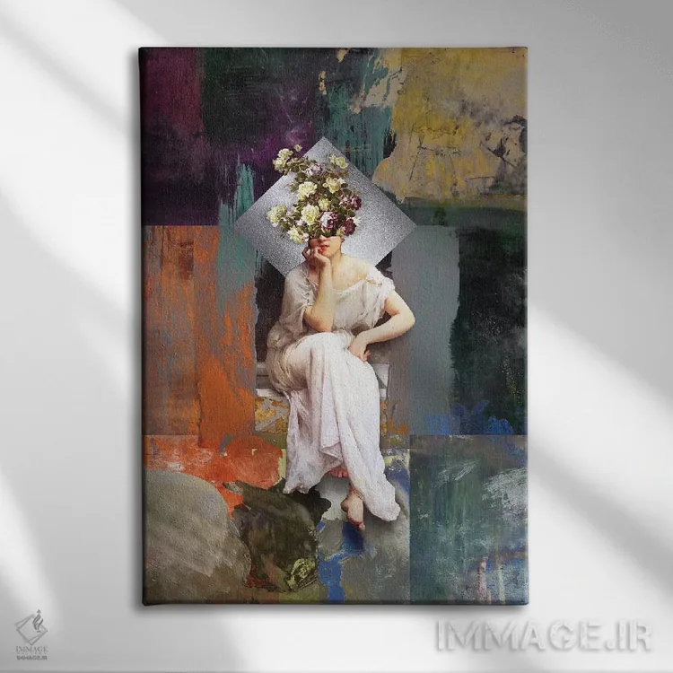 تابلو دکوراتیو به یاد تو اثر خوزه لوئیس گوئررو - نمای روبهرو روی دیوار