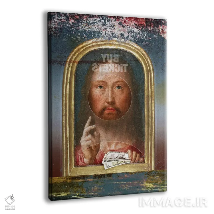 تابلو دکوراتیو دو عدد لطفا اثر خوزه لوئیس گوئررو - نمای پرسپکتیو محصول