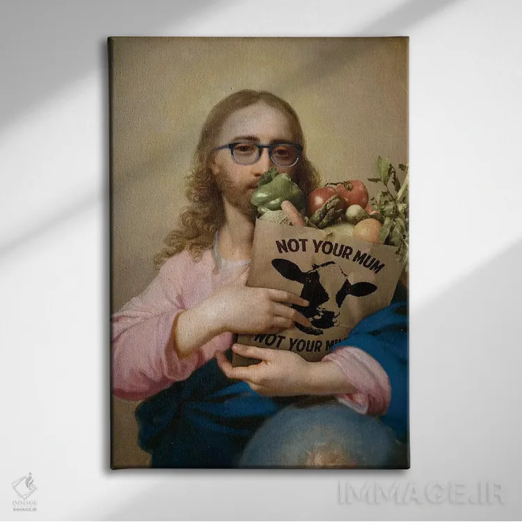 تابلو دکوراتیو باور نوین اثر خوزه لوئیس گوئررو - نمای روبهرو روی دیوار