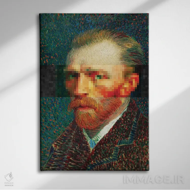 تابلو دکوراتیو عکس ها اثر خوزه لوئیس گوئررو - نمای روبهرو روی دیوار