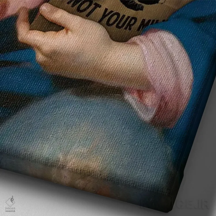 تابلو دکوراتیو باور نوین اثر خوزه لوئیس گوئررو - نمای نزدیک بافت بوم