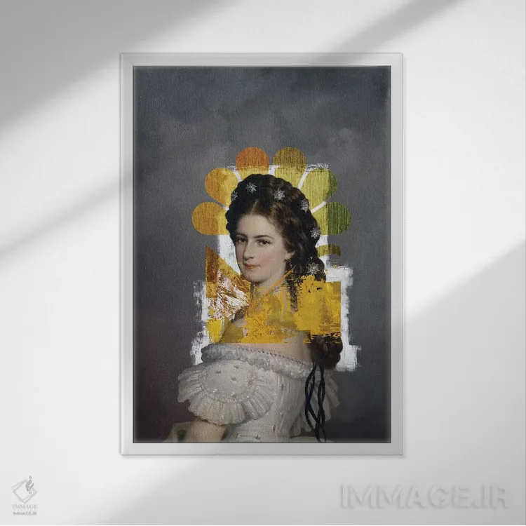 تابلو دکوراتیو آرامش اثر خوزه لوئیس گوئررو - نمای قابدار سفید