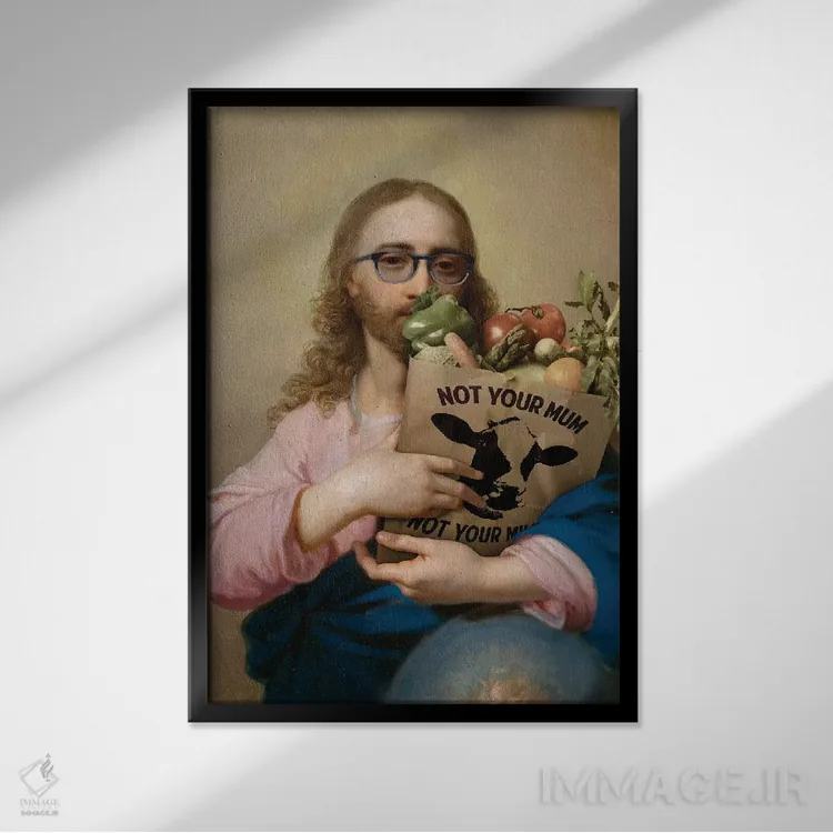 تابلو دکوراتیو باور نوین اثر خوزه لوئیس گوئررو - نمای قابدار مشکی