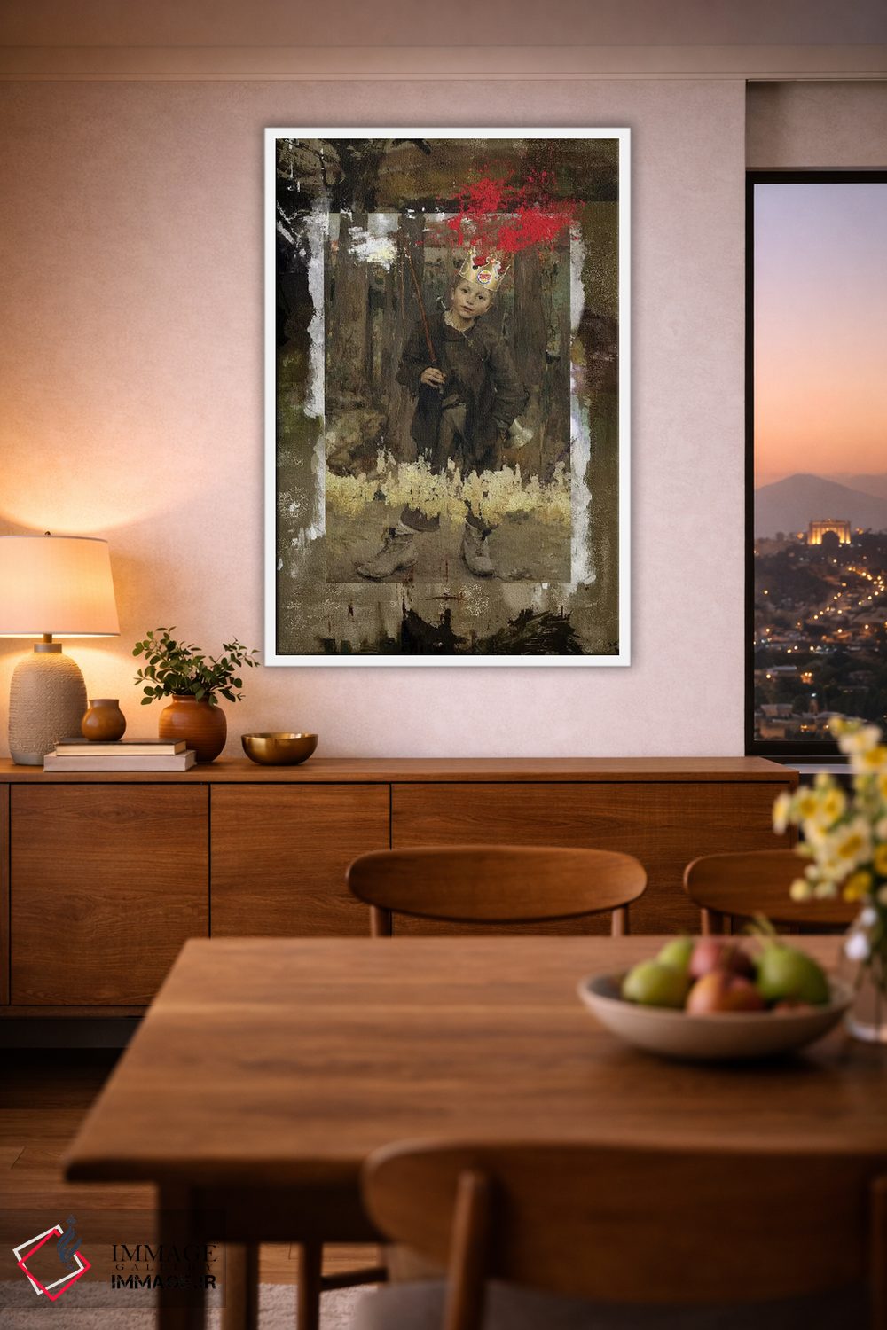 تابلو دکوراتیو پادشاه اثر خوزه لوئیس گوئررو - D1W