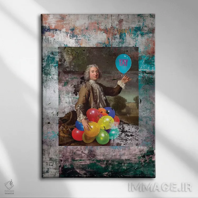 تابلو دکوراتیو هورا اثر خوزه لوئیس گوئررو - نمای روبهرو روی دیوار