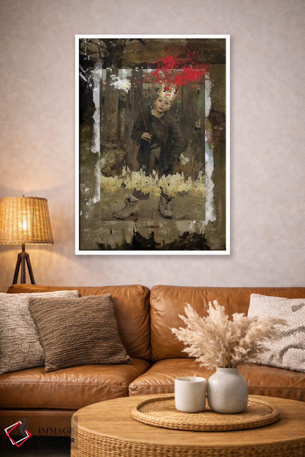 تابلو دکوراتیو پادشاه اثر خوزه لوئیس گوئررو - D3W