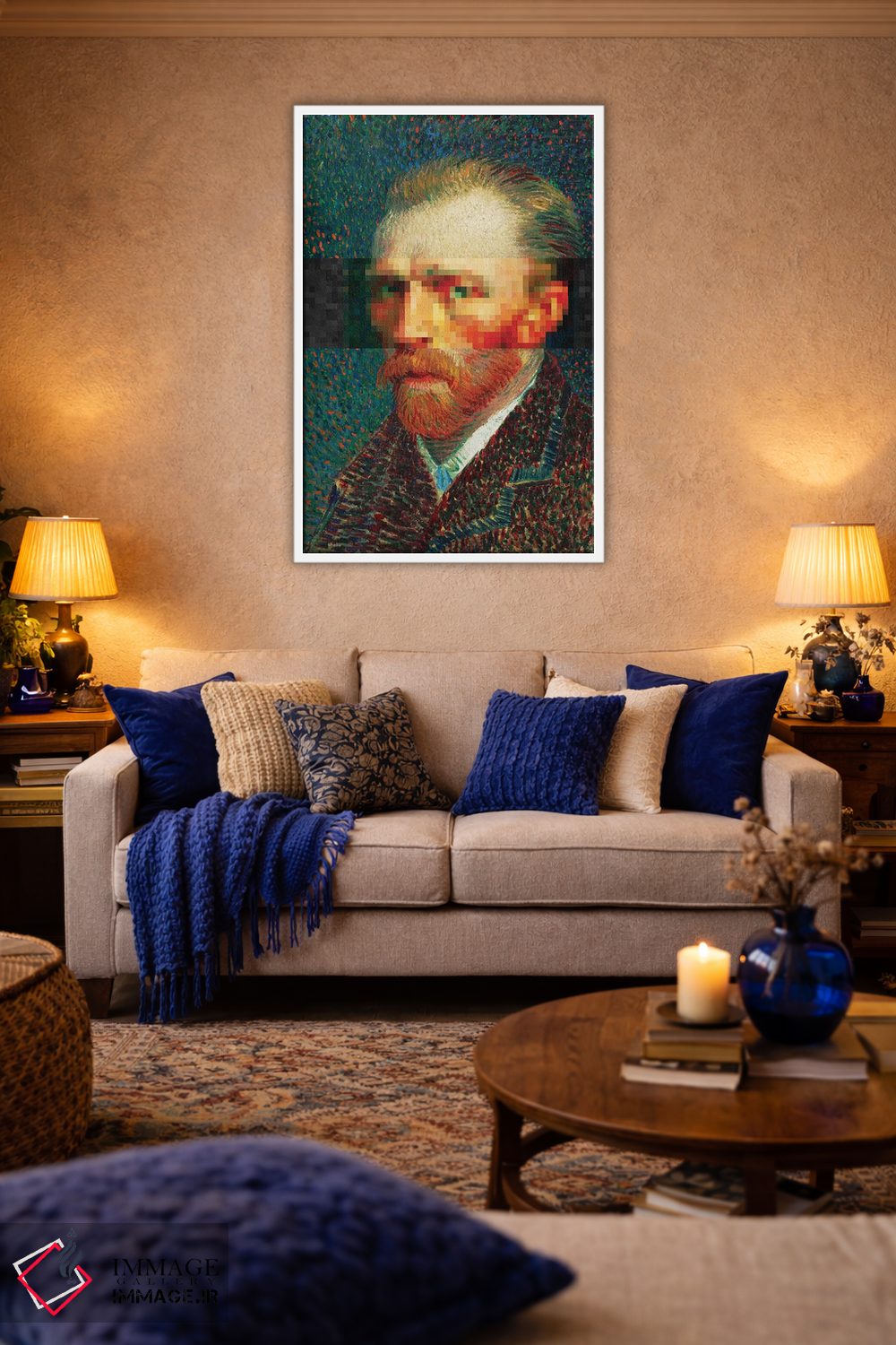 تابلو دکوراتیو عکس ها اثر خوزه لوئیس گوئررو - D3W