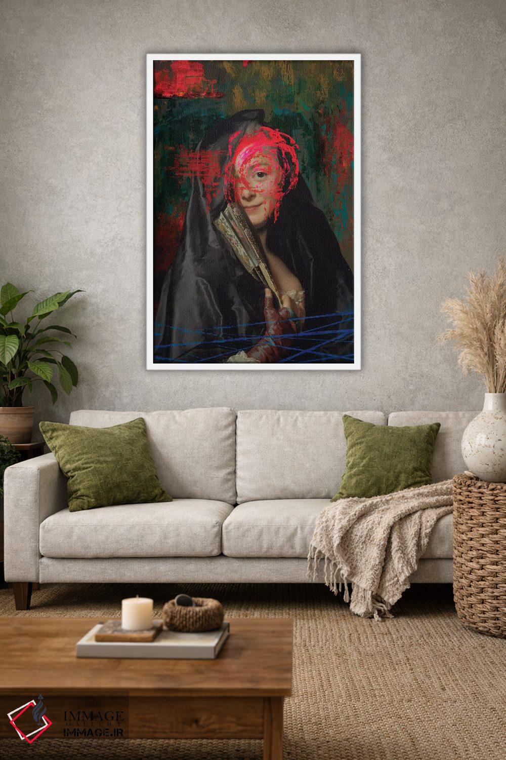 تابلو دکوراتیو خرابکاری اثر خوزه لوئیس گوئررو - D1W