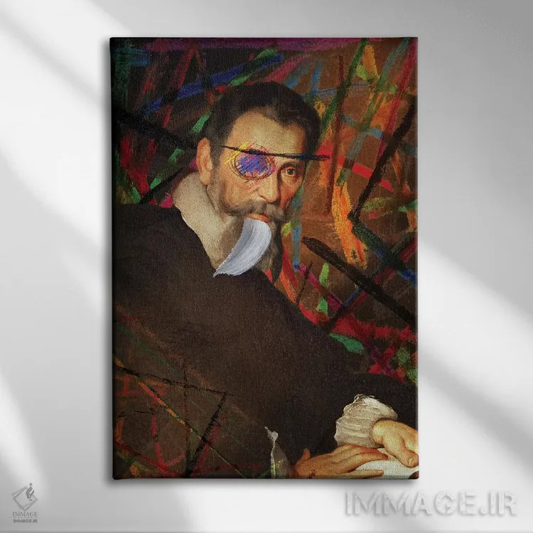 تابلو دکوراتیو دزد دریایی اثر خوزه لوئیس گوئررو - نمای روبهرو روی دیوار