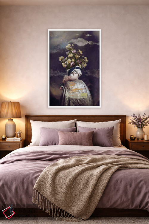 تابلو دکوراتیو گل ها اثر خوزه لوئیس گوئررو - D3W