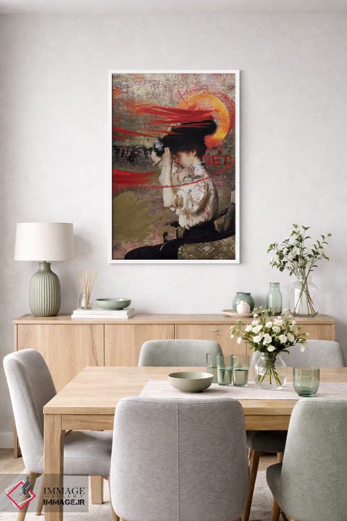 تابلو دکوراتیو کلاه اثر خوزه لوئیس گوئررو - D6W