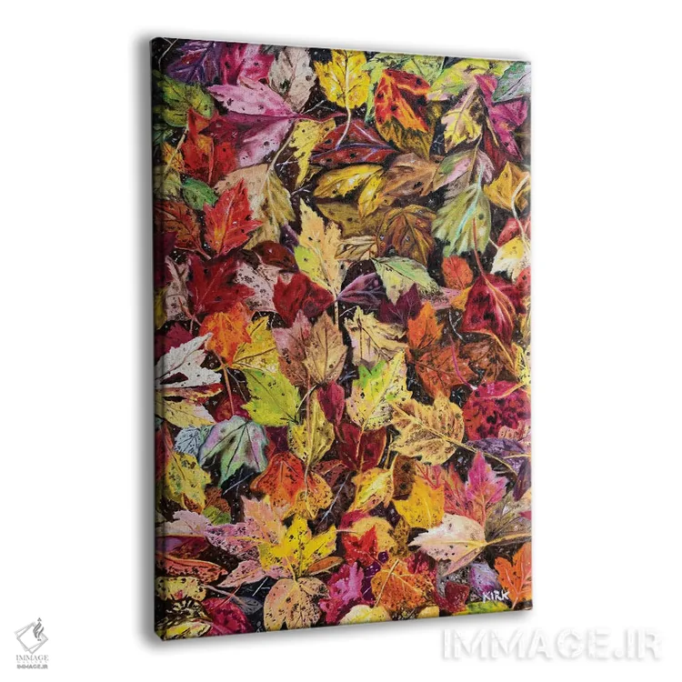 تابلو دکوراتیو پاییز فرو افتاده اثر جری لی کرک - نمای پرسپکتیو محصول