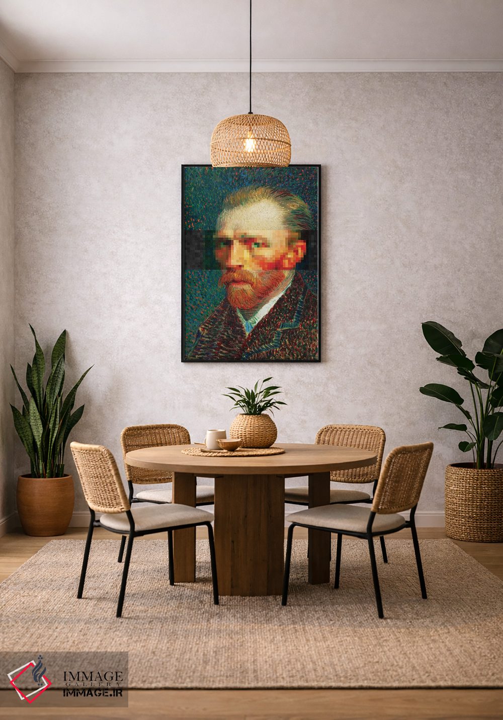 تابلو دکوراتیو عکس ها اثر خوزه لوئیس گوئررو - D5B