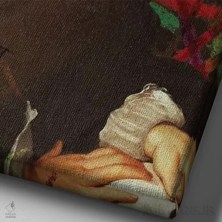 تابلو دکوراتیو دزد دریایی اثر خوزه لوئیس گوئررو - نمای نزدیک بافت بوم