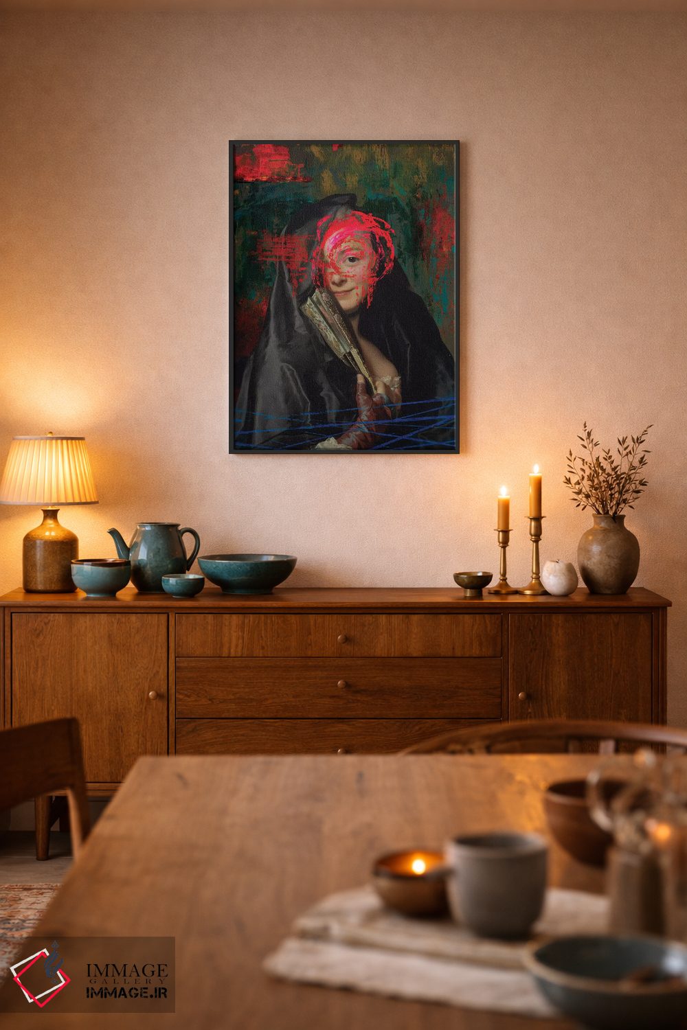 تابلو دکوراتیو خرابکاری اثر خوزه لوئیس گوئررو - D6B