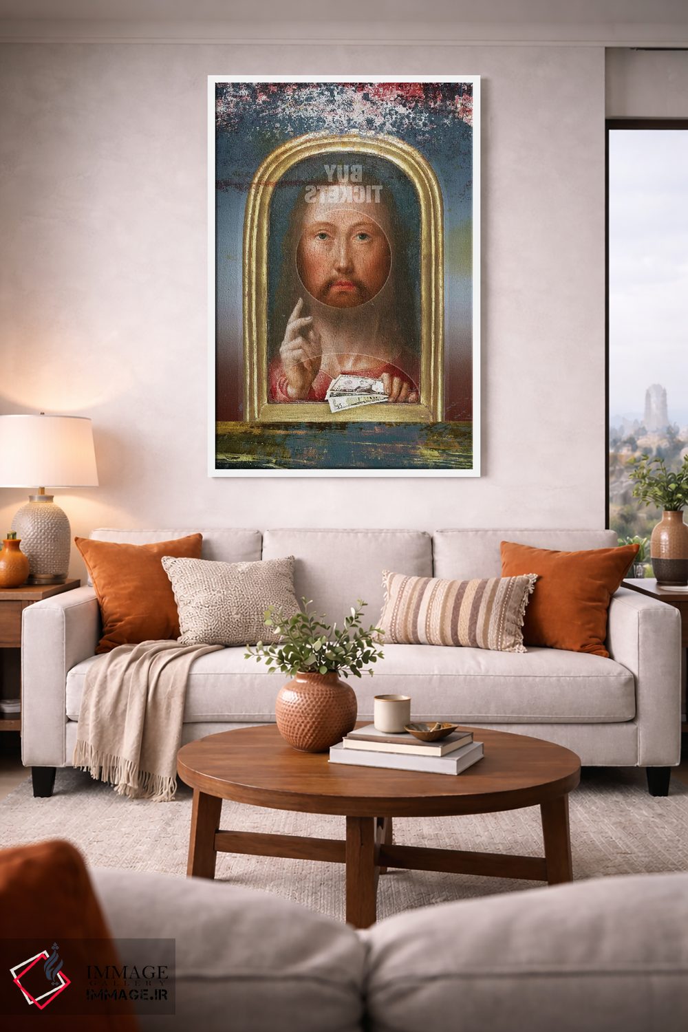 تابلو دکوراتیو دو عدد لطفا اثر خوزه لوئیس گوئررو - D1W