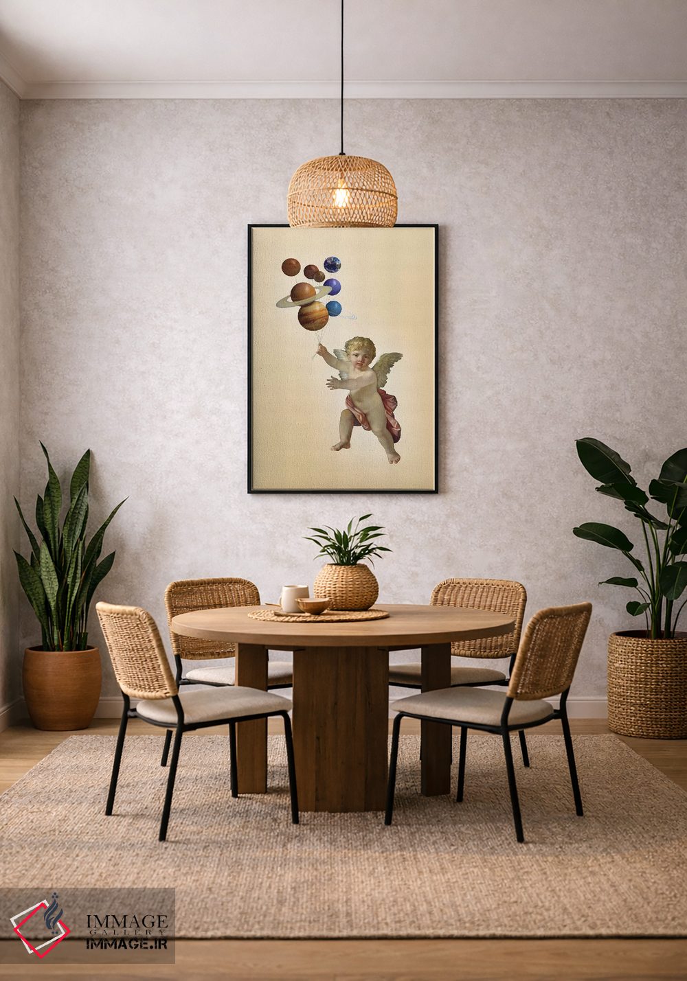 تابلو دکوراتیو فرشته اثر خوزه لوئیس گوئررو - D4B