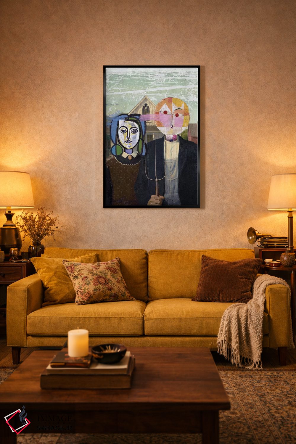 تابلو دکوراتیو ونوس و مارس اثر خوزه لوئیس گوئررو - D2B