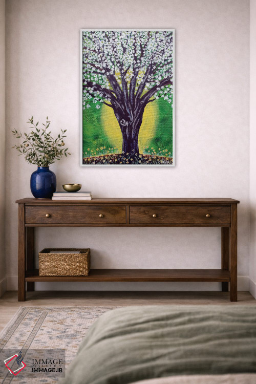 تابلو دکوراتیو در حال شکوفه اثر جری لی کرک - D4W