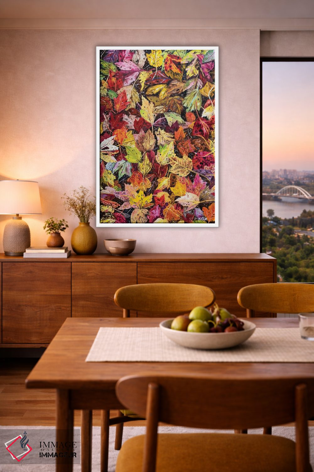 تابلو دکوراتیو پاییز فرو افتاده اثر جری لی کرک - D5W