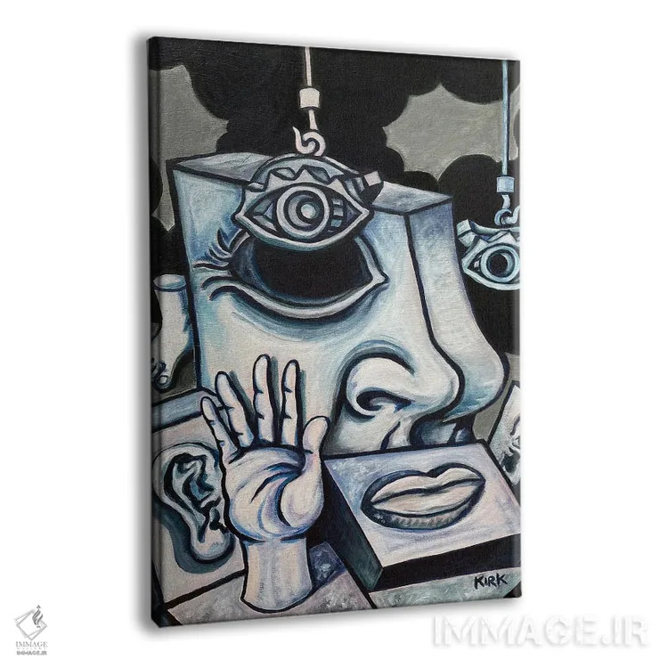 تابلو دکوراتیو نیاز به مونتاژ اثر جری لی کرک - نمای پرسپکتیو محصول