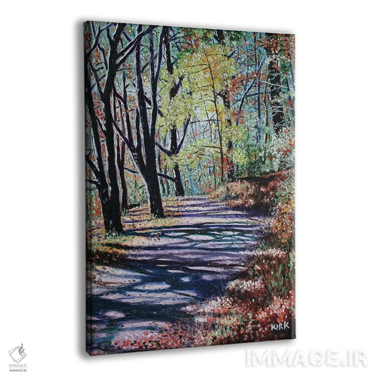 تابلو دکوراتیو مسیر چتولا اثر جری لی کرک - نمای پرسپکتیو محصول